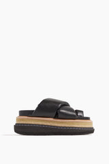 Sacai Multiple Sole Sandals in Black – Hampden Clothing