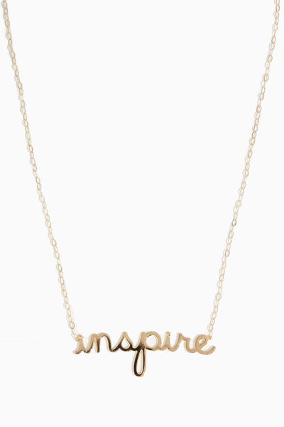 Pure Gold Inspire Necklace in Yellow Gold