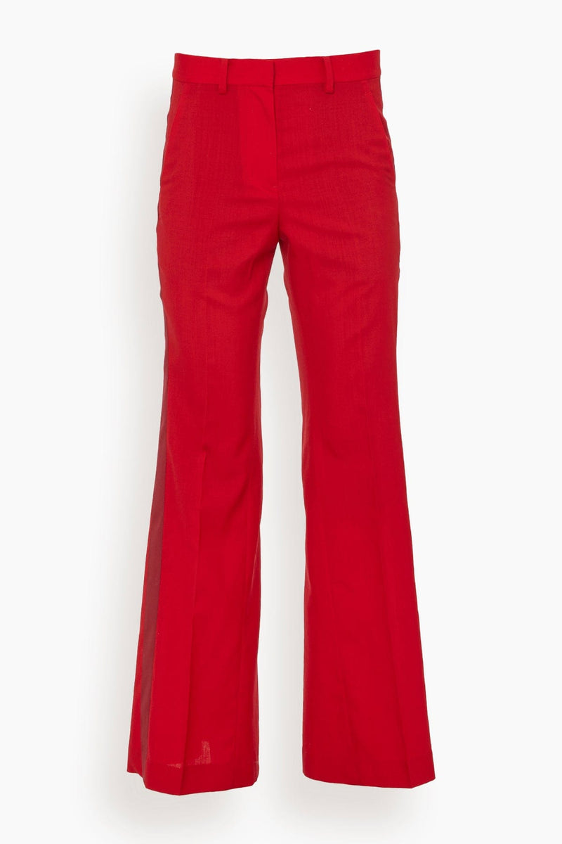 Sacai Suiting Mix Pants in Red – Hampden Clothing