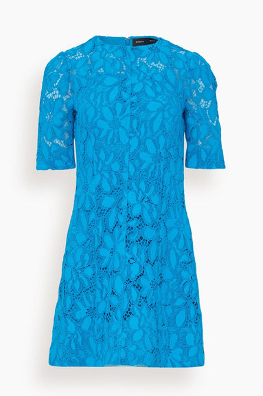 Proenza Schouler Dresses Lace Suiting Dress in Turquoise