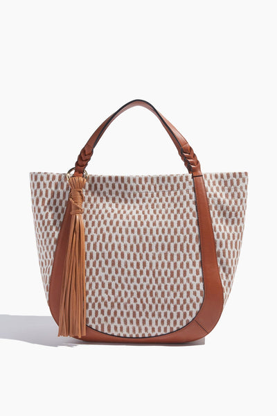 Albers Tote in Dune Painted Check