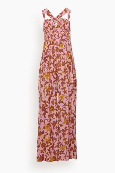 Josephina Jumpsuit in Hibiscus