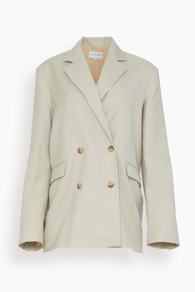 Loulou Studio Jackets New Donau Blazer in Beige