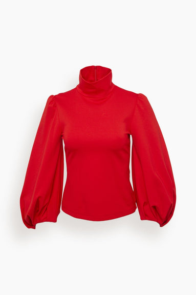 Dorothee Schumacher Tops Emotional Essence Blouse in Deep Red