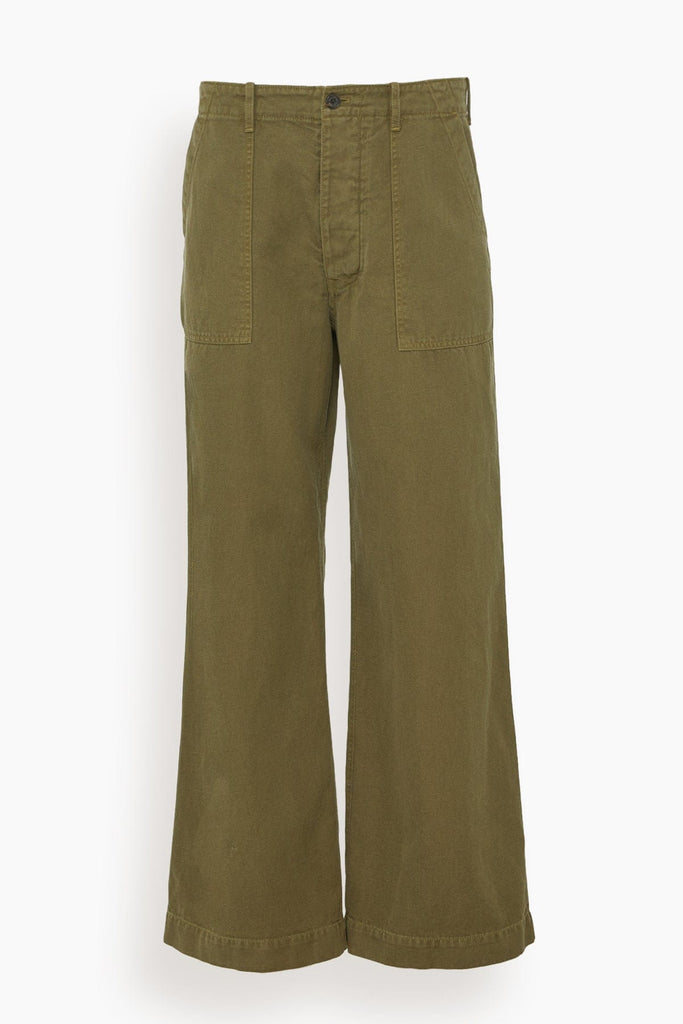 Nili Lotan Leon Boy Pant in Olive Green – Hampden Clothing
