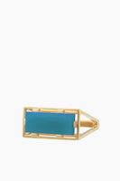 Aliita Rings Diaspro Ring in Blue Jade Aliita Diaspro Ring in Blue Jade
