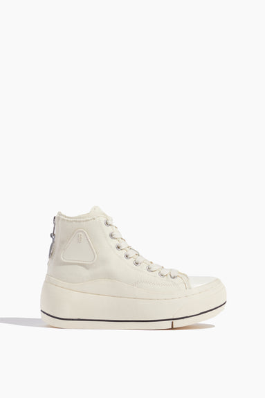 High Top Sneaker in Ecru