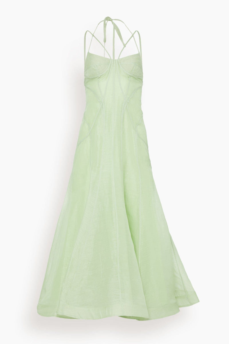 Leo Lin Gina Slip Midi Dress in Mint – Hampden Clothing