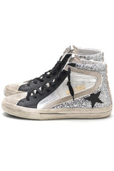 Golden Goose Superstar Sneaker in Cream/Silver/Blue – Hampden Clothing