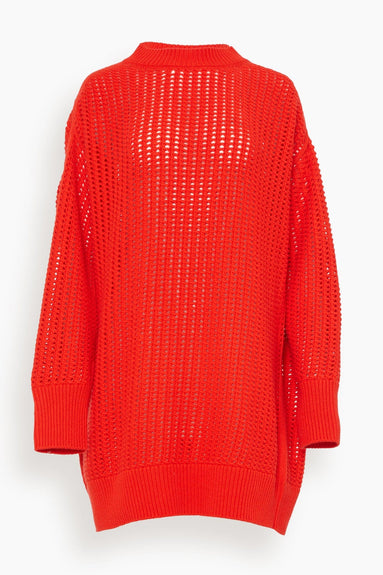 Sa Su Phi Sweaters Knit Sweater in Rosso