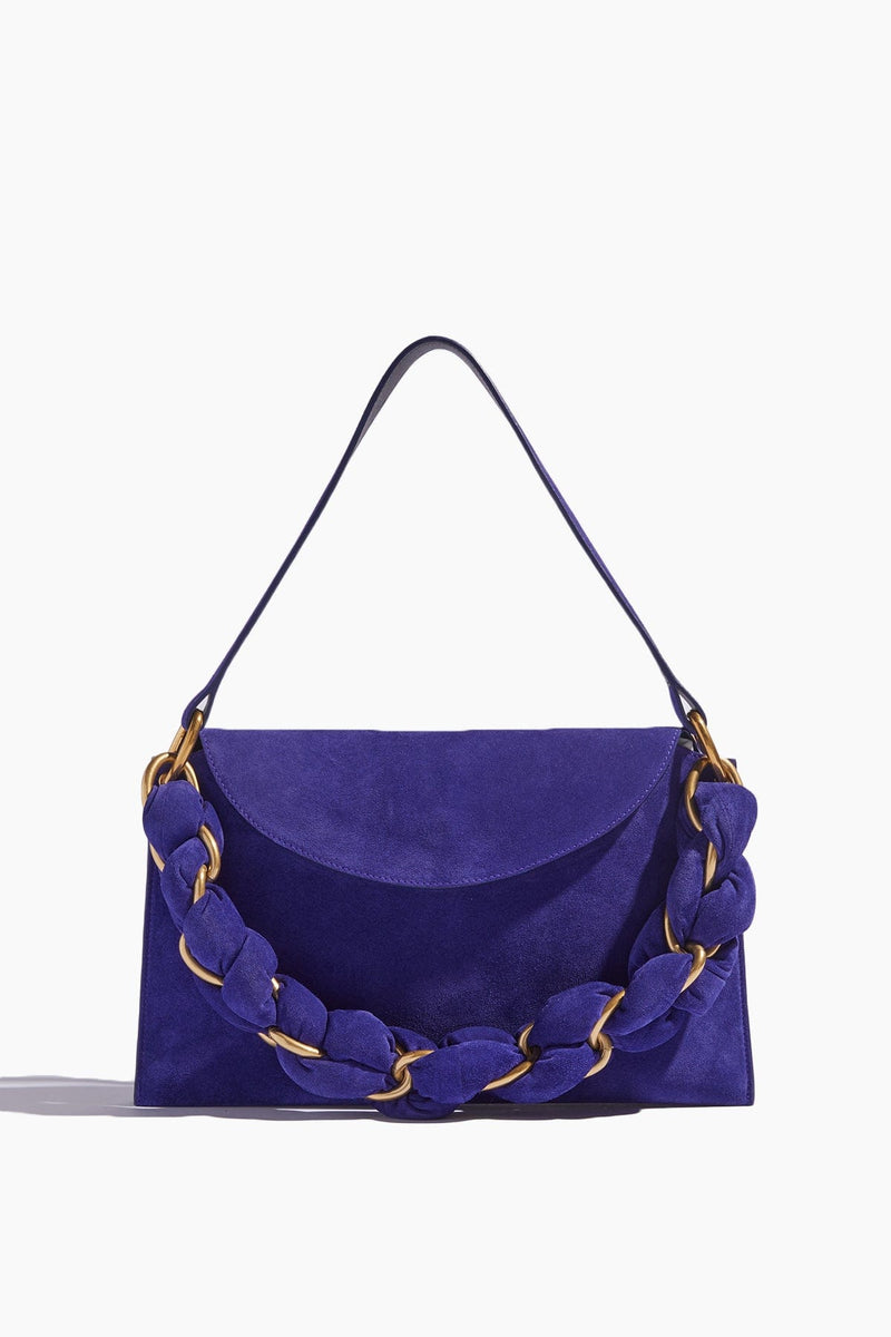 Suede Braid Bag in Dark Indigo Suede – Hampden Clothing