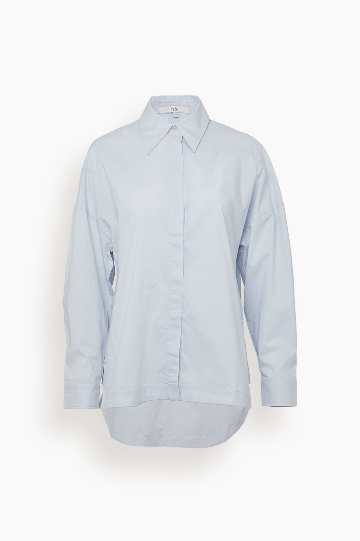 Classic Shirting Oversized Shirt in Blue