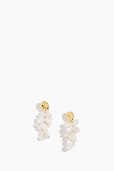 Maison Earrings in White