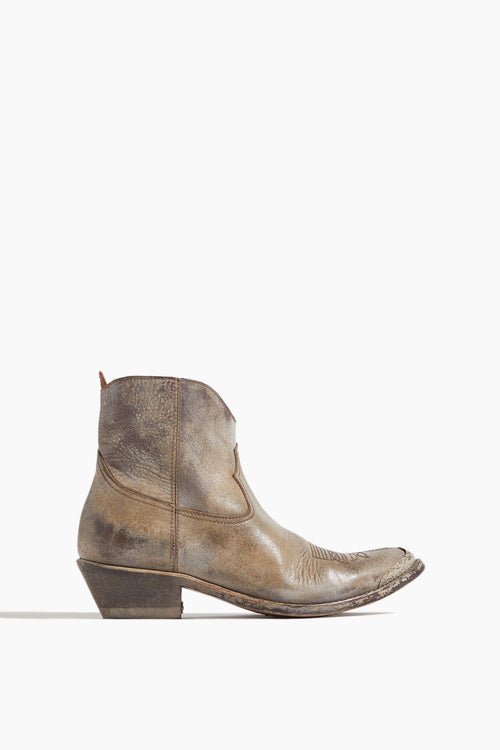 Golden Goose Shoes Ankle Boots Young Boot in Brown