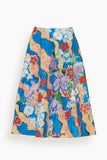 Marni Skirts Circle Skirt in Cobalt