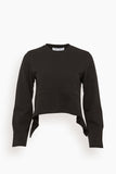 Proenza Schouler White Label Sweatshirts Asymmetric Sweatshirt in Black
