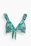 Kapri Bikini Top in Caprisyn Green