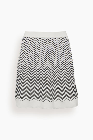 Skirt in White/Black