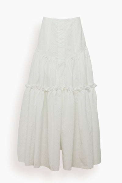 Vivienne Skirt in White