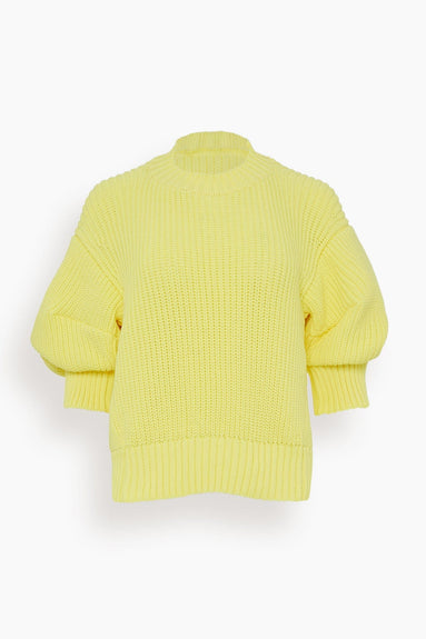 Sacai Tops Knit Pullover in Yellow