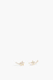 Adina Reyter Earrings Pave Shooting Star Posts in 14k Yellow Gold