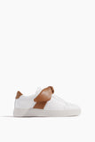 Alexandre Birman Sneakers Asymmetric Clarita Sneaker in White/Cognac