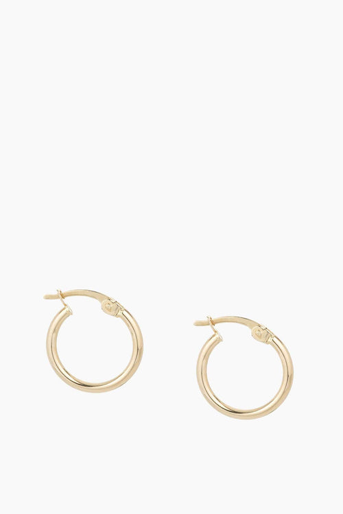 Adina Reyter Earrings Bead Party Hoops in Yellow Gold