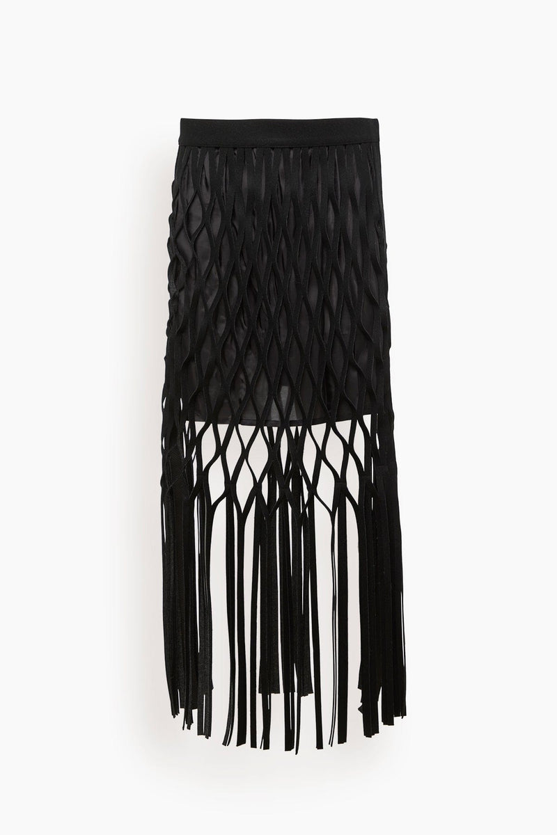 Sacai Wool Melton Skirt in Black – Hampden Clothing