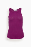 Sablyn Tops Jameela Rib Tank in Raspberry
