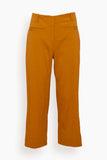 Proenza Schouler Pants Technical Stretch Linen Pants in Caramel