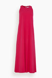 Harris Wharf Dresses Halter Neck Dress in Fuchsia
