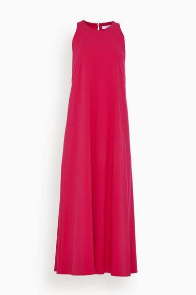Harris Wharf Dresses Halter Neck Dress in Fuchsia