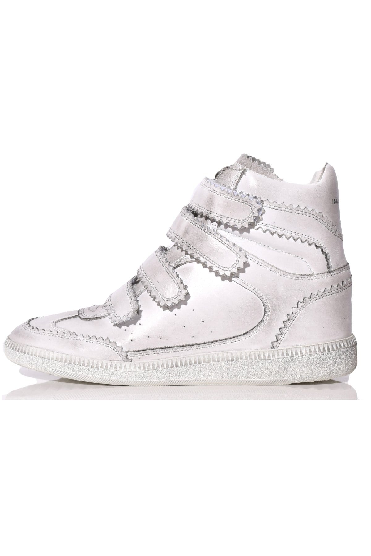 Isabel Marant Shoes Bilsy Sneaker in White/Silver Isabel Marant Bilsy Sneaker in White/Silver