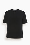 Christian Wijnants Tops Short Sleeve Knit Top in Black