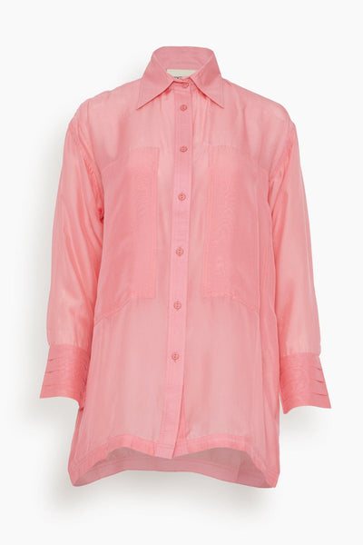 Chiffon Shirt in Pink