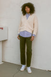 Alex Mill Sweaters Nico Chunky Cardigan in Ivory Alex Mill Nico Chunky Cardigan in Ivory