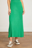 Arch 4 Skirts Raelyn Flat Ribbed Knit Skirt in Jolly Green