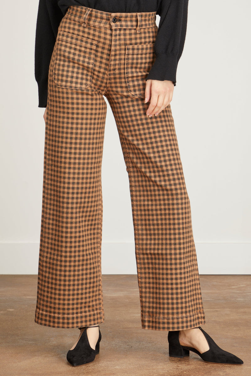 Sailor Pant in Camel Plaid – Hampden Clothing