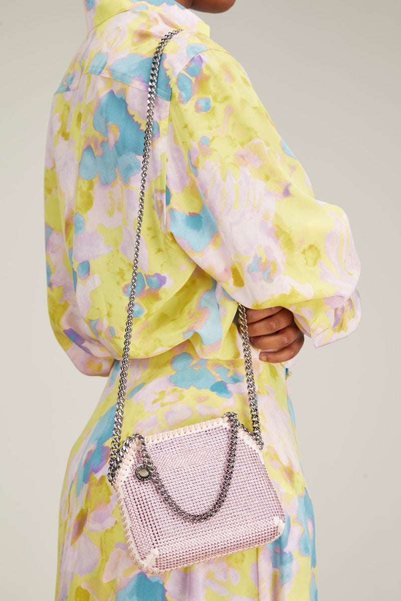 Falabella Embellished Shoulder Bag in Yellow - Stella Mc Cartney | Mytheresa