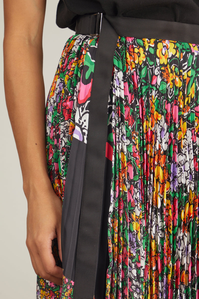 Sacai Floral Print Skirt in Multi – Hampden Clothing