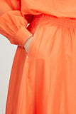 Mark Kenly Domino Tan Skirts Nausica Double Layer Skirt in Orange Mark Kenly Domino Tan Nausica Double Layer Skirt in Orange