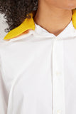 Plan C Tops Long Sleeve Shirt in White
