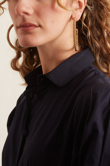 Rosantica Accessories Onore Hoop Earrings in Gold Rosantica Onore Hoop Earrings in Gold