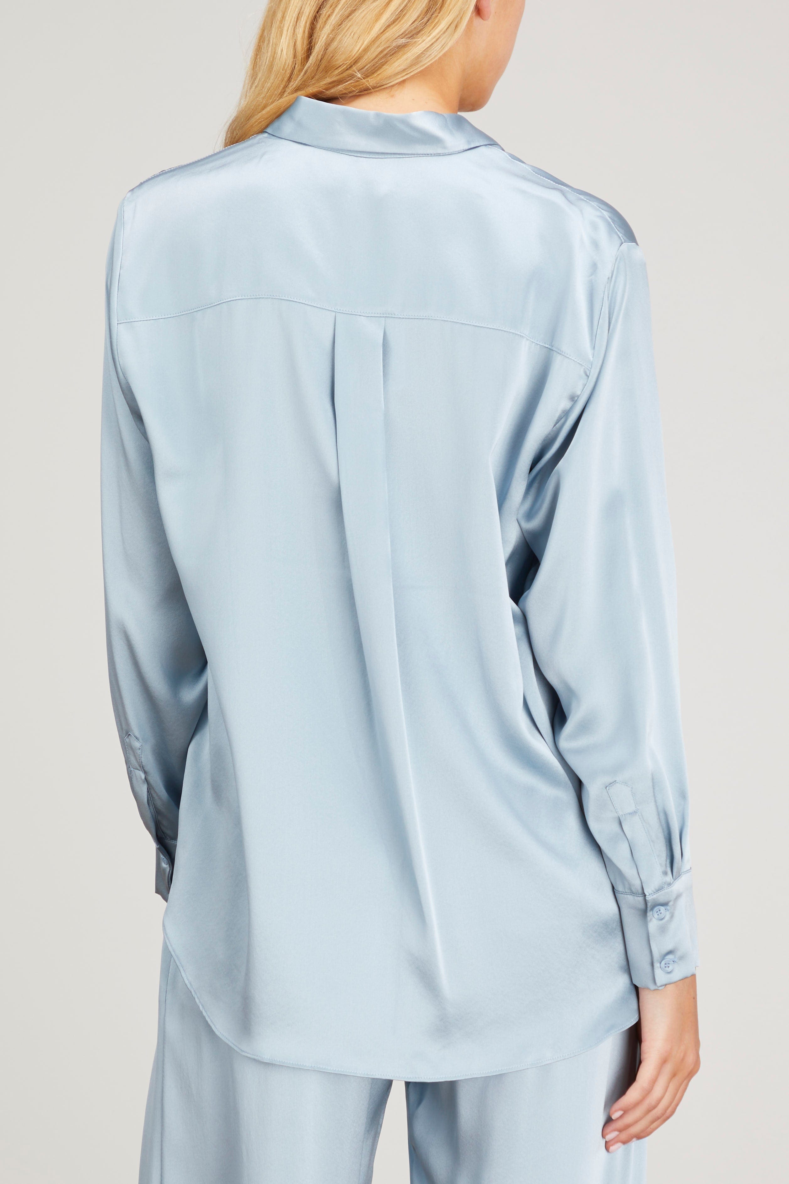 Sablyn Tops Kime Silk Button Up Shirt in Gemini Sablyn Kime Silk Button Up Shirt in Gemini