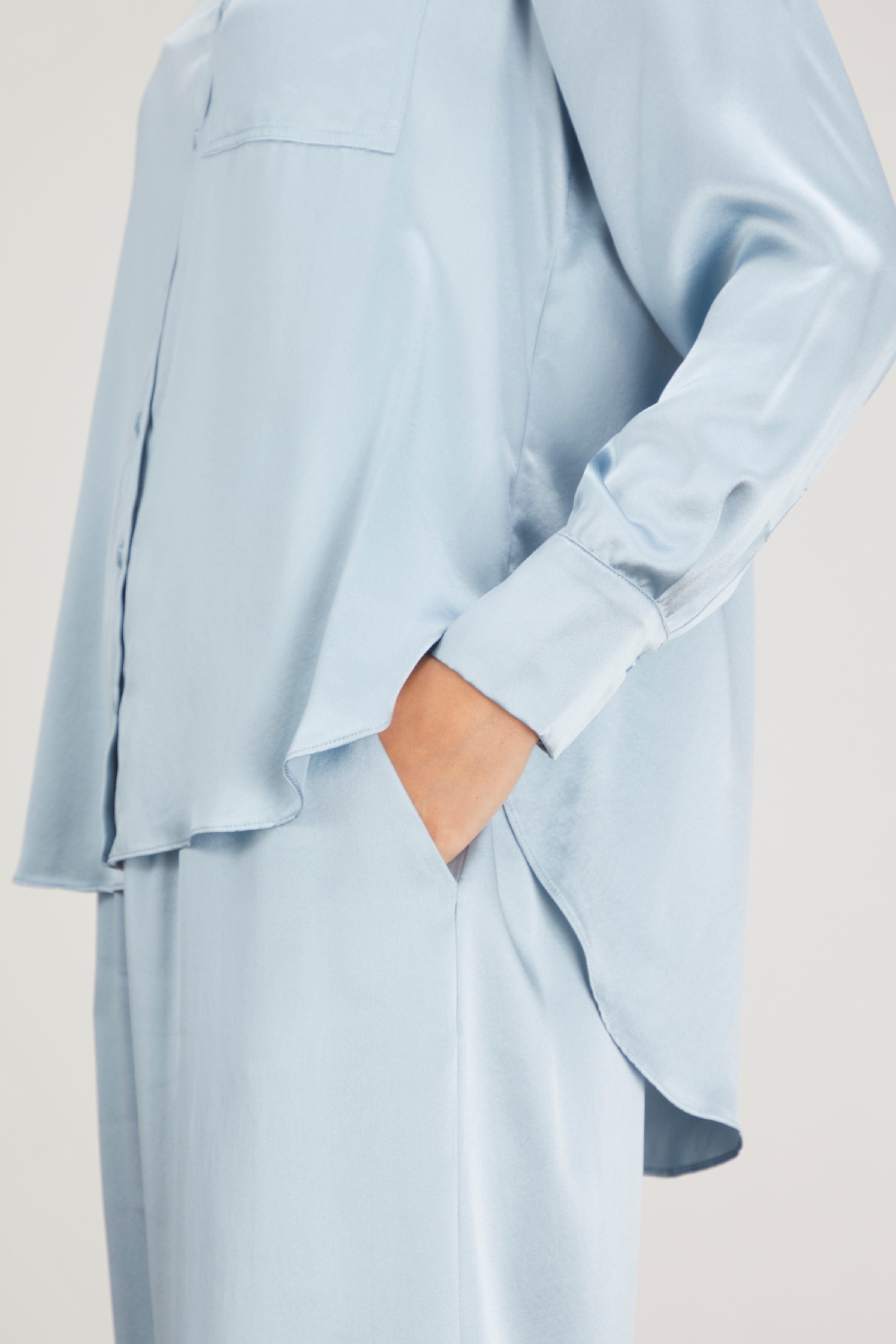 Sablyn Tops Kime Silk Button Up Shirt in Gemini Sablyn Kime Silk Button Up Shirt in Gemini