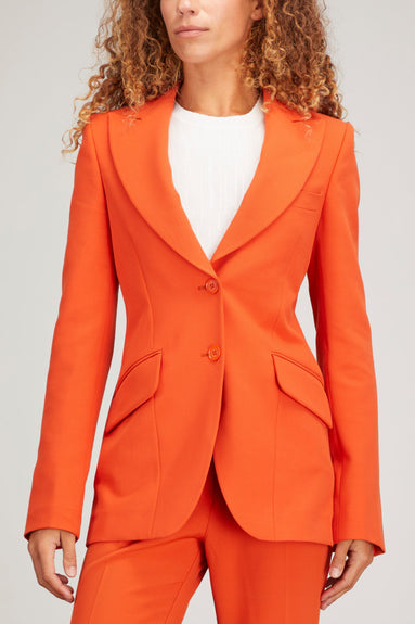 Stella McCartney Jackets Tailored Twill Jacket in Tangerine Stella McCartney Tailored Twill Jacket in Tangerine