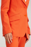 Stella McCartney Jackets Tailored Twill Jacket in Tangerine Stella McCartney Tailored Twill Jacket in Tangerine