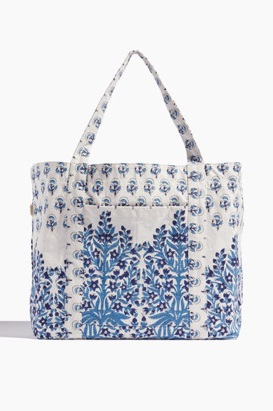 Bell Shoulder Bags Large Beach Bag in Blue Multi