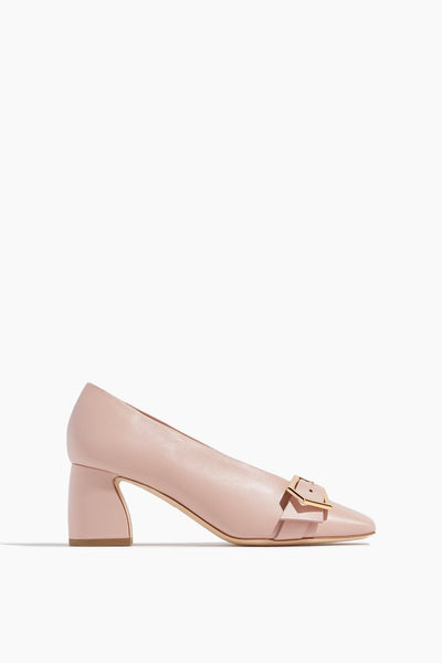 Perle Calf Skin Pumps in Blush