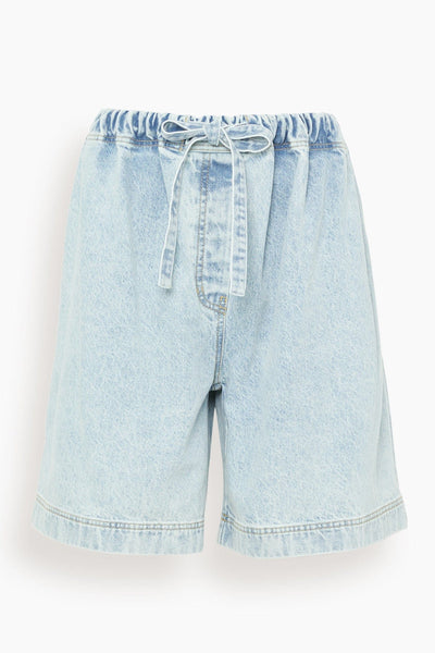 Prasa Short in Bleached Denim
